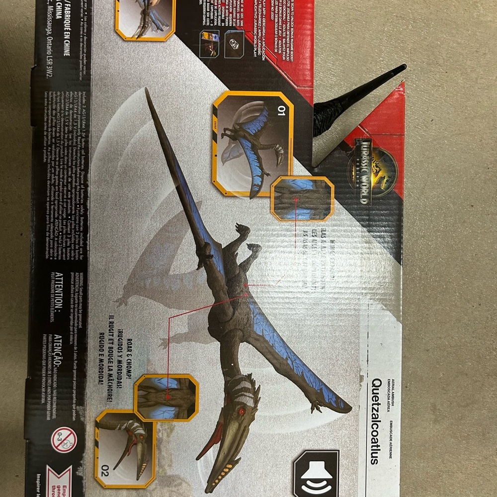 Jurassic World Rebirth Quetzalcoatlus Dinosaur Toy - Picture 2 of 3